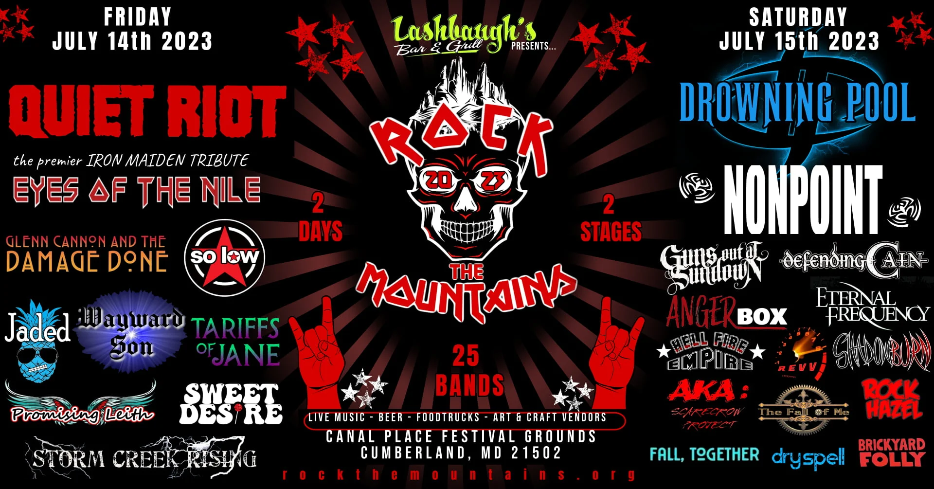 Rock The Mountains 2023 | Downtown Frostburg
