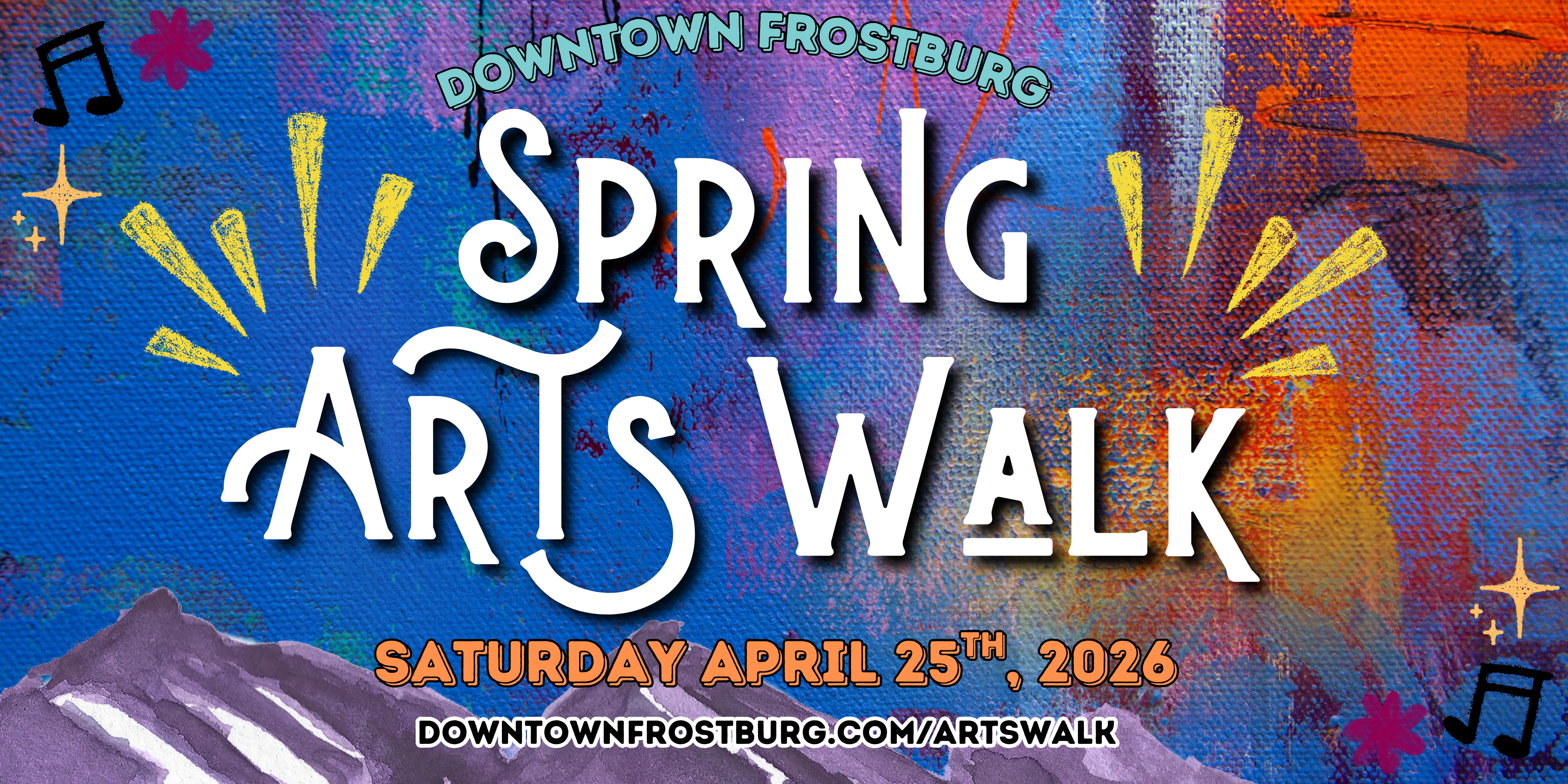 2026 arts walk banner
